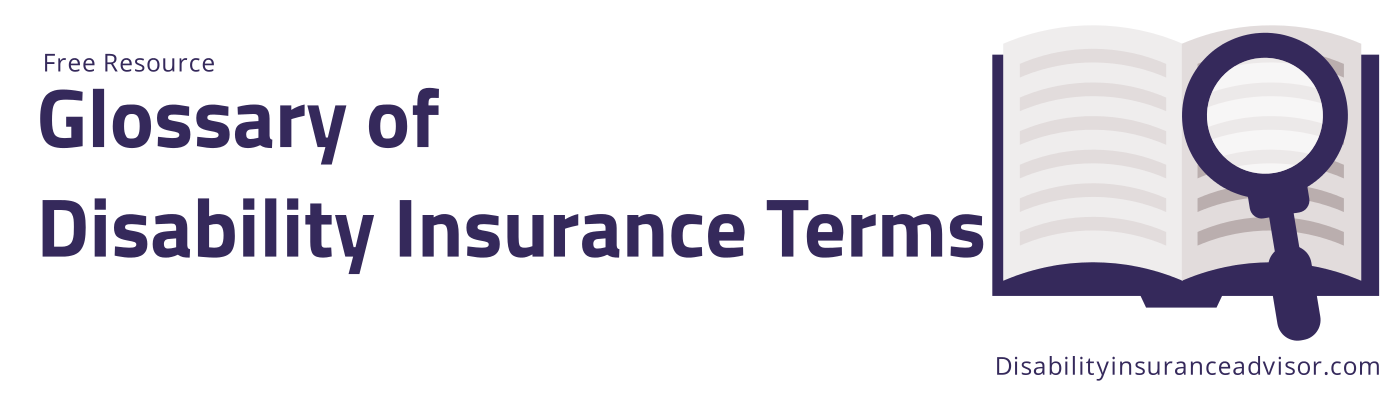 Disability Insurance Terms